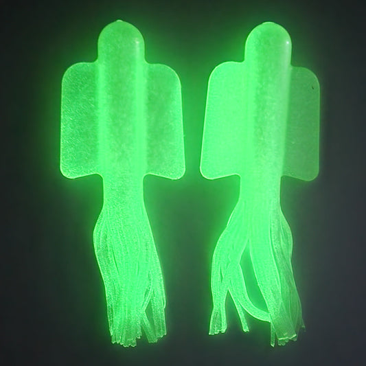6 Inch GLIDE Tube Chartreuse Glow