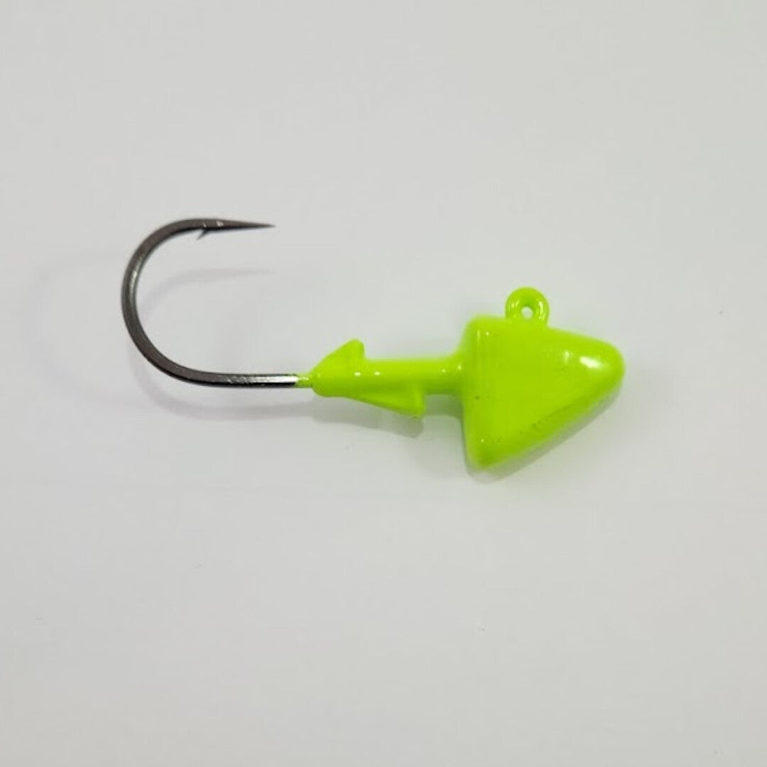 Mustad Jig Head UV Chartreuse 1/16 oz – Hameçon – Taille unique – Multi – Acier à haute teneur en carbone – 1 pièce Mustad Jig Head UV Chartreuse 1/16 oz – Hameçon – Taille unique – Multi – Acier à haute teneur en carbone – 1 pièce