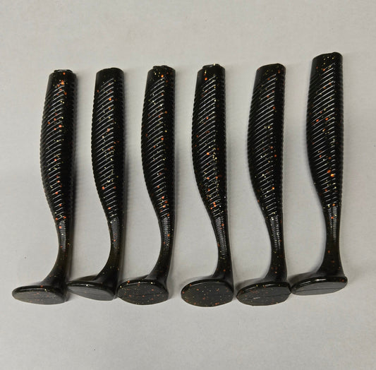 4.75 Inch Dark Perch Hammer Swim Bait