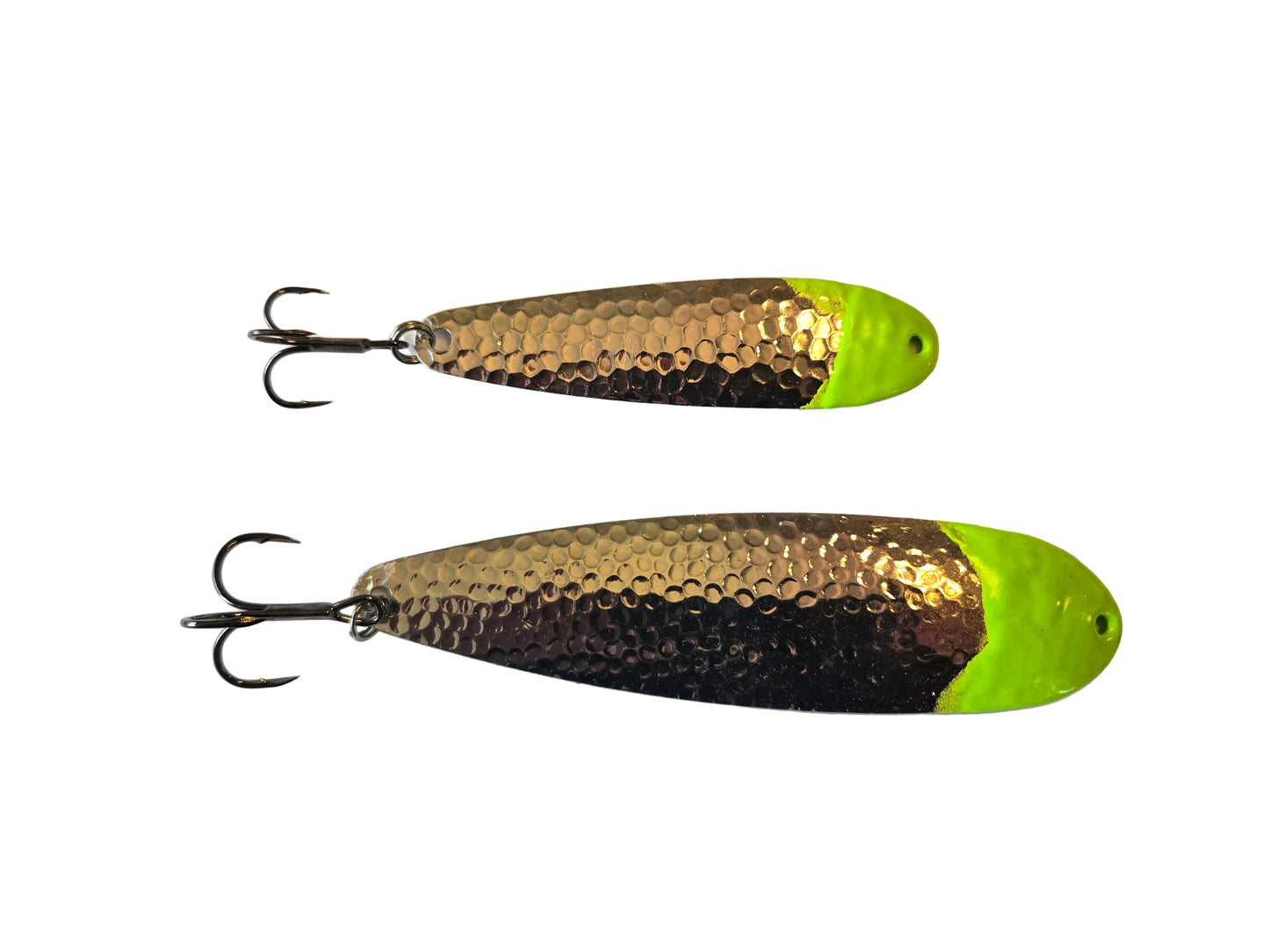 (pre-order) Hammered Silver Trolling Spoons 3.5" and 4.75"